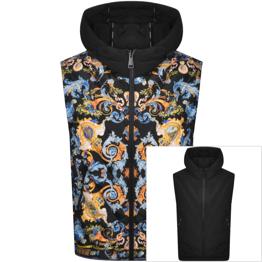 Alternative Image for ProductVersace Jeans Couture Reversible Gilet Black1